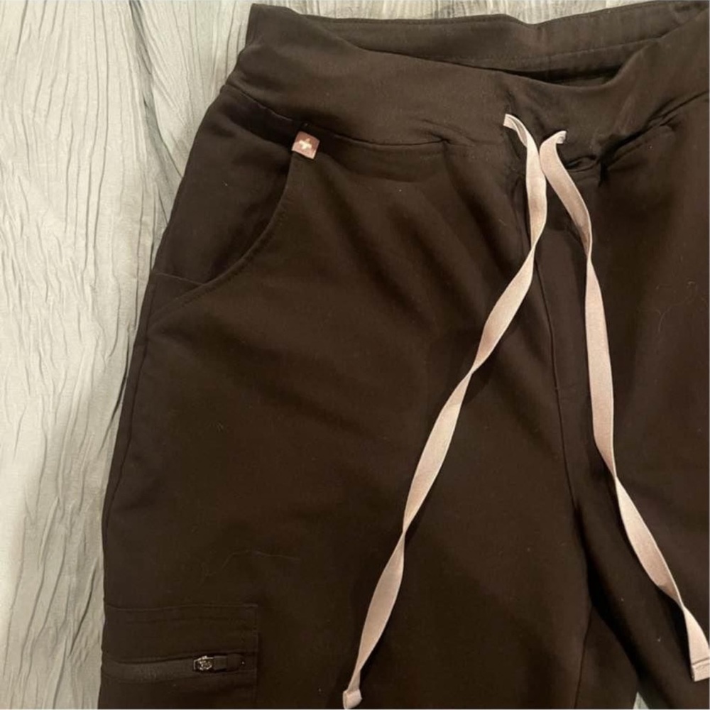 Figs Black Joggers